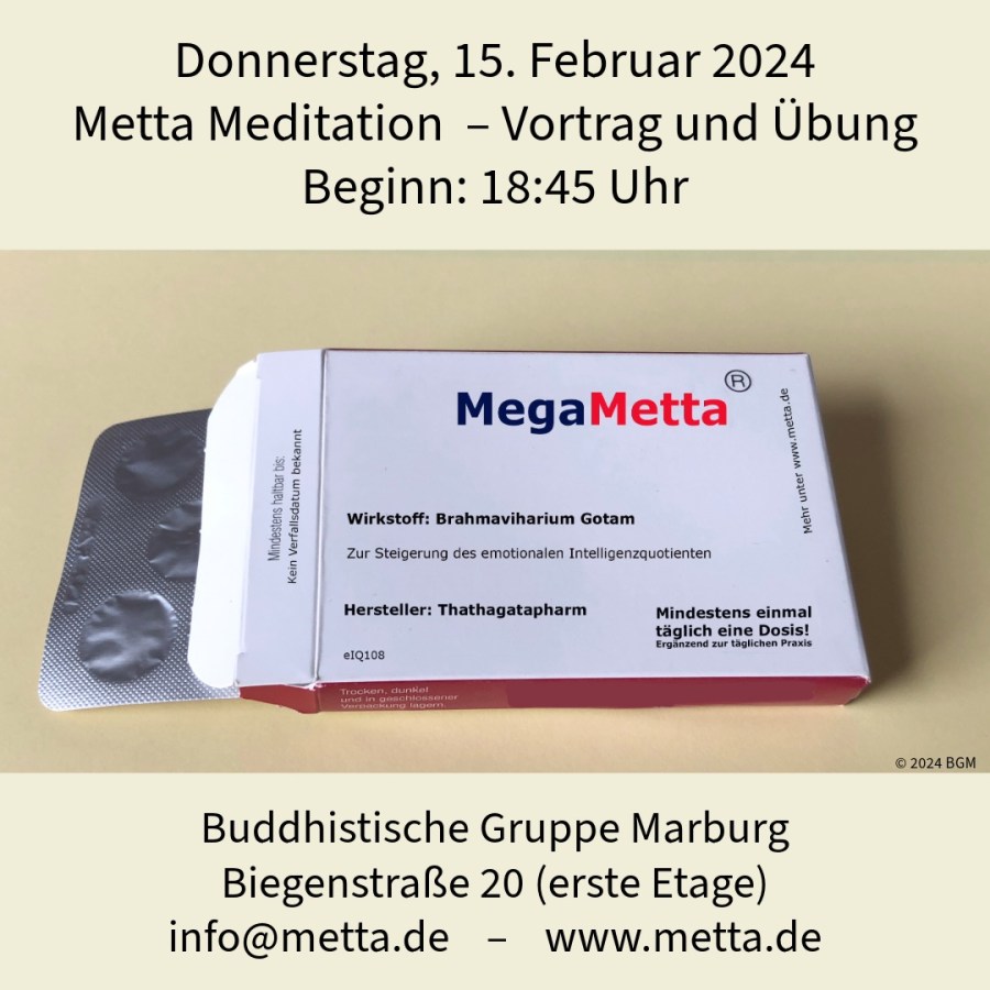 Metta Meditation macht meditierende Menschen munter!